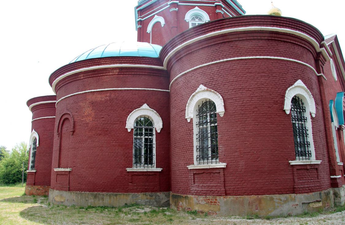 Васильевка. Церковь Рождества Пресвятой Богородицы. фасады, апсида