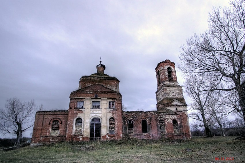 Церковь Богоявления Господня, Казино (Задонский район, Липецкая область). фасады