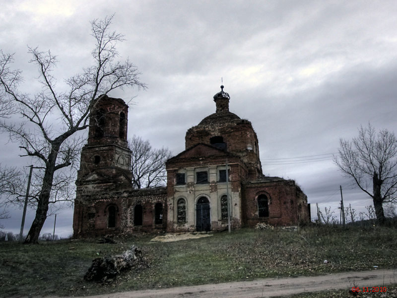 Церковь Богоявления Господня, Казино (Задонский район, Липецкая область). фасады