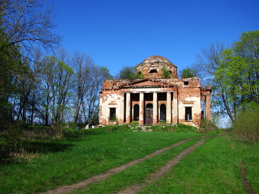 Церковь Рождества Христова, Круглое (Липецкий район, Липецкая область). общий вид в ландшафте