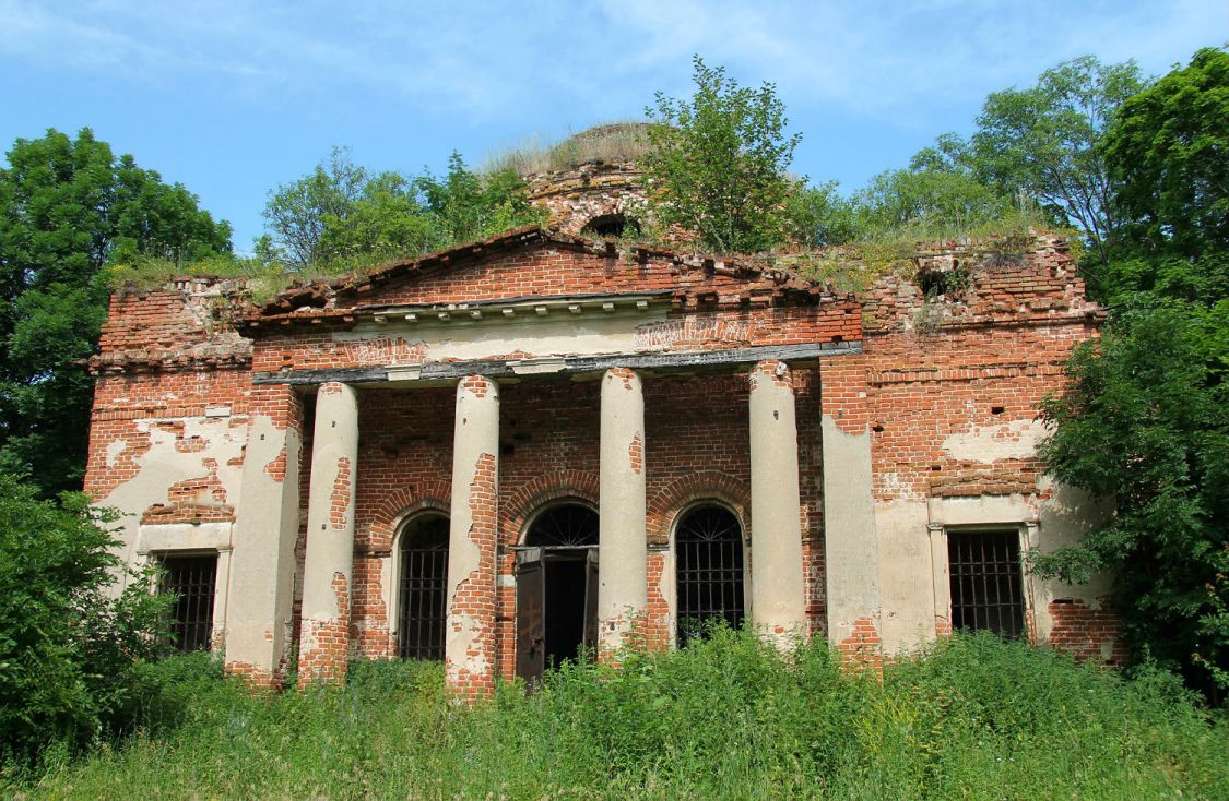 Церковь Рождества Христова, Круглое (Липецкий район, Липецкая область). фасады, Вид с запада