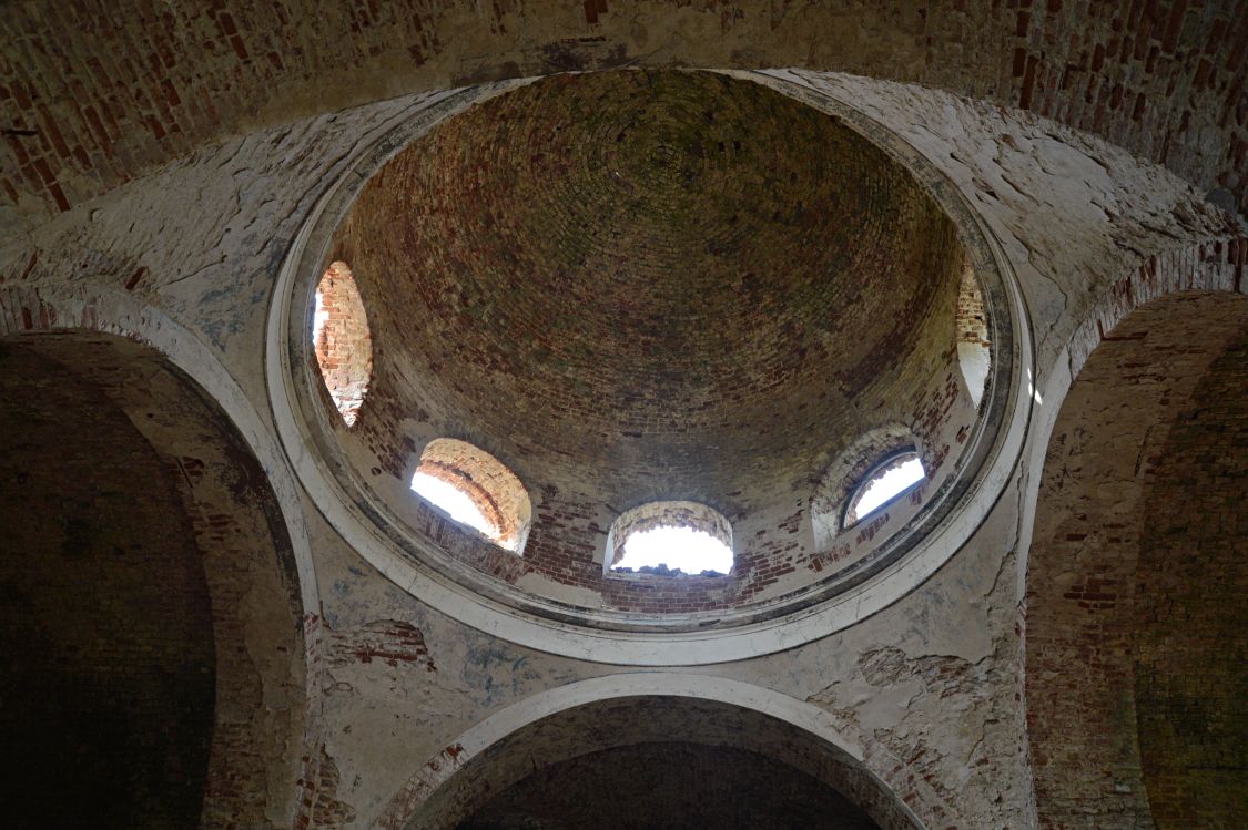 Церковь Рождества Христова, Круглое (Липецкий район, Липецкая область). интерьер и убранство, Купол