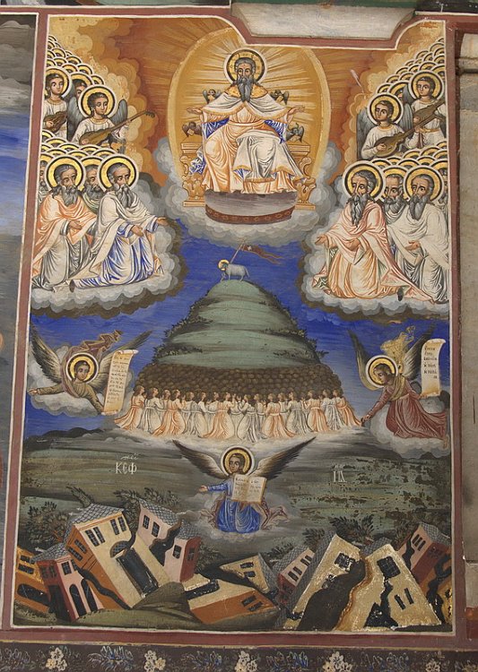 Лавра Святого Афанасия, Афон (Ἀθως) (Айон-Орос (Άγιον Όρος), Греция). интерьер и убранство, Фреска собора