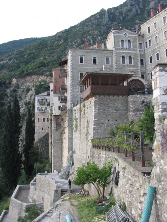 Монастырь Святого Павла, Афон (Ἀθως) (Айон-Орос (Άγιον Όρος), Греция). фасады