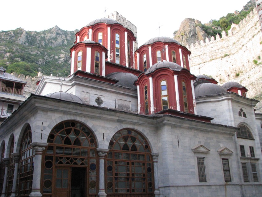 Монастырь Святого Павла, Афон (Ἀθως) (Айон-Орос (Άγιον Όρος), Греция). фасады