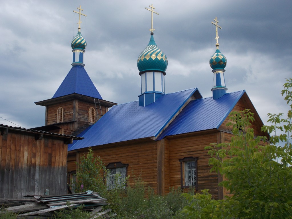 Церковь Пантелеимона Целителя, Бирюля (Майминский район, Республика Алтай). фасады, Вид после реконструкции