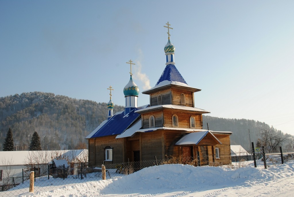 Бирюля. Церковь Пантелеимона Целителя. фасады, Вид с северо-запада.