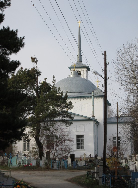 Ирбит. Церковь Троицы Живоначальной на кладбище. фасады, Восточный фасад