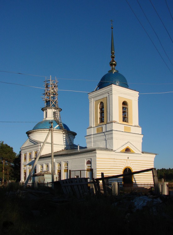 Папинская. Церковь Спаса Преображения. фасады