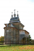 Музей деревянного зодчества в Коломенском. Церковь Георгия Победоносца из Рождественского (Среднего на Ёрге) погоста - Нагатинский затон - Южный административный округ (ЮАО) - г. Москва