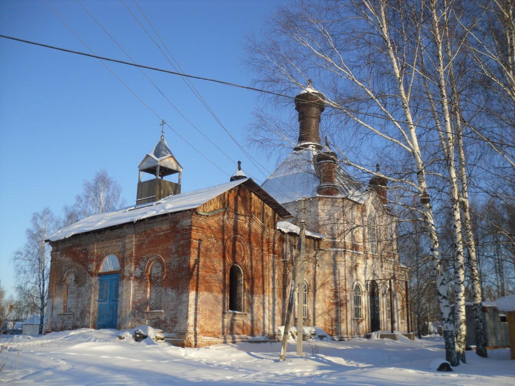 Полозово. Церковь Владимира равноапостольного. фасады