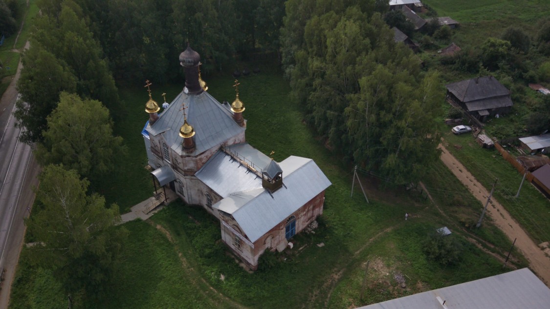 Полозово. Церковь Владимира равноапостольного. фасады