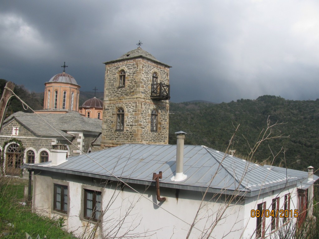 Монастырь Ксенофонт, Афон (Ἀθως) (Айон-Орос (Άγιον Όρος), Греция). фасады, Благовещенский скит монастыря Ксенофонт