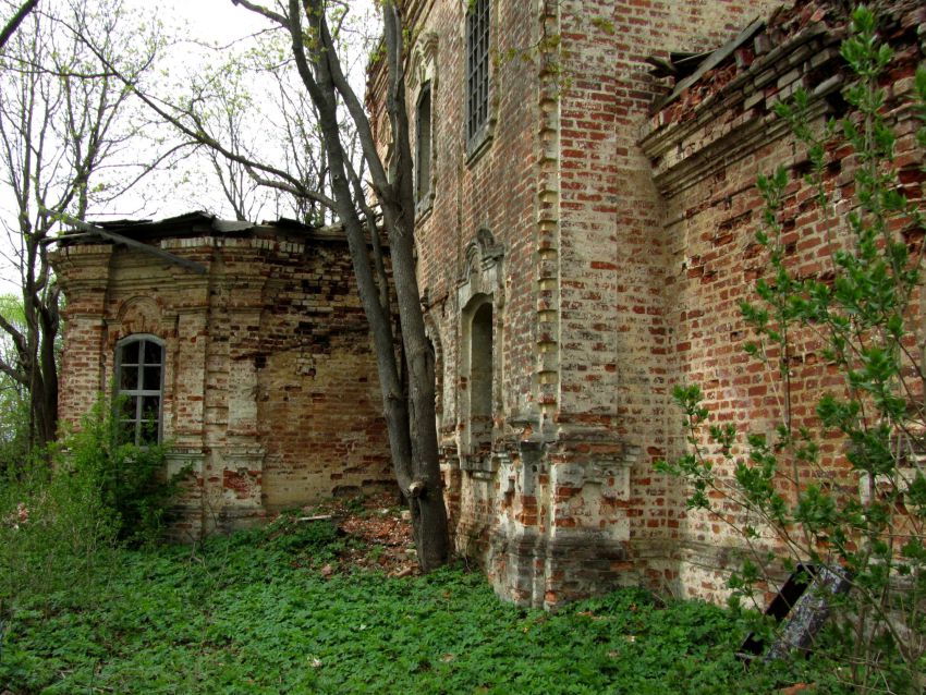 Церковь Успения Пресвятой Богородицы, Добшо (Торопецкий район, Тверская область). архитектурные детали, южный придел, вид с востока