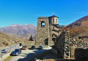 Аланский Успенский монастырь, Вид с юго-запада<br>, Хидикус (Хидыхъус), Алагирский район, Республика Северная Осетия-Алания