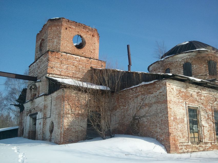 Выставка (Пачеозерский с/с). Церковь Михаила Архангела. фасады