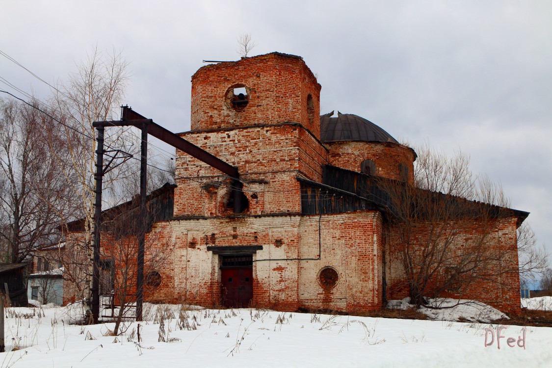 Выставка (Пачеозерский с/с). Церковь Михаила Архангела. фасады