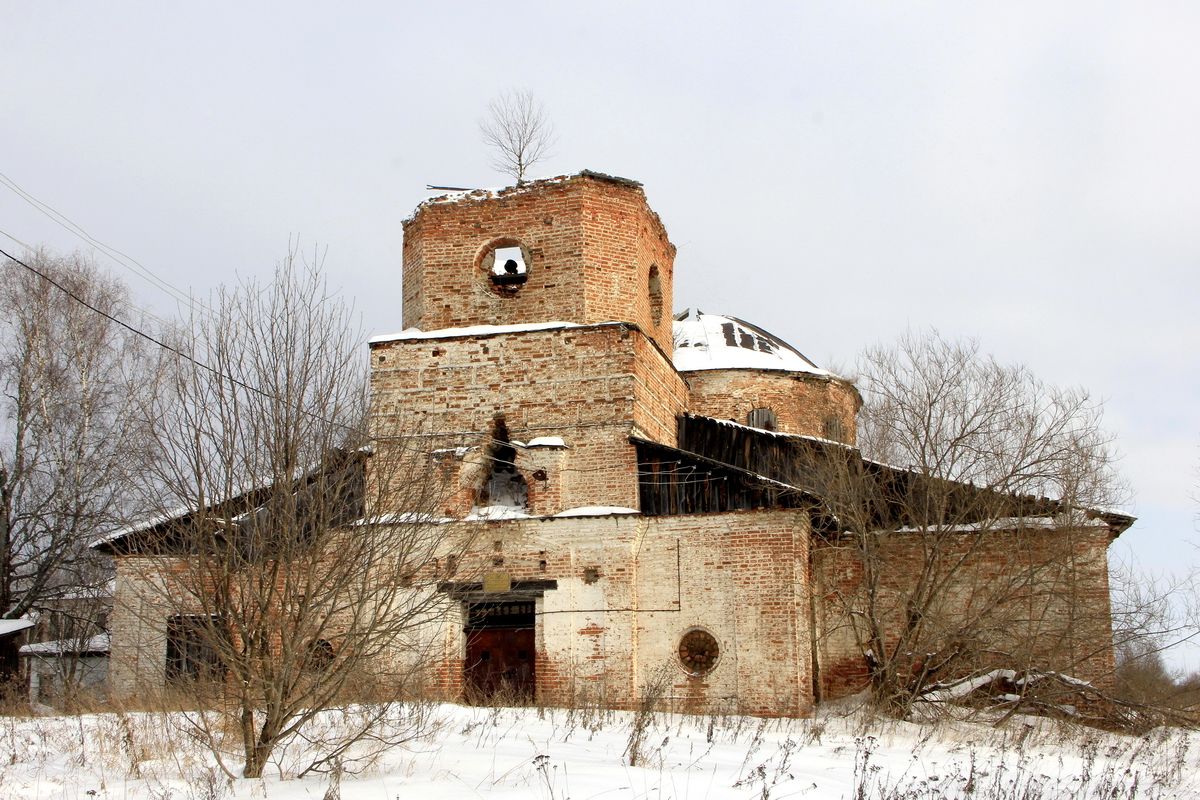 Церковь Михаила Архангела, Выставка (Пачеозерский с/с) (Котласский район и г. Котлас, Архангельская область). фасады, Вид с запада.