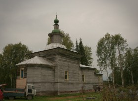 Шёломя. Церковь Николая Чудотворца (деревянная)