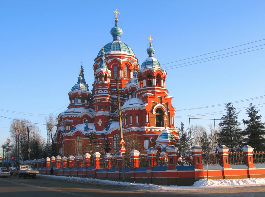 Собор Казанской иконы Божией Матери, Иркутск (Иркутск, город, Иркутская область). фасады