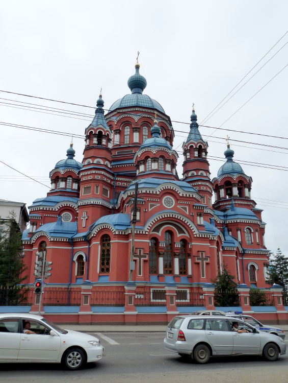 Собор Казанской иконы Божией Матери, Иркутск (Иркутск, город, Иркутская область). фасады
