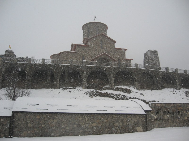 Хидикус (Хидыхъус). Аланский Успенский монастырь. общий вид в ландшафте