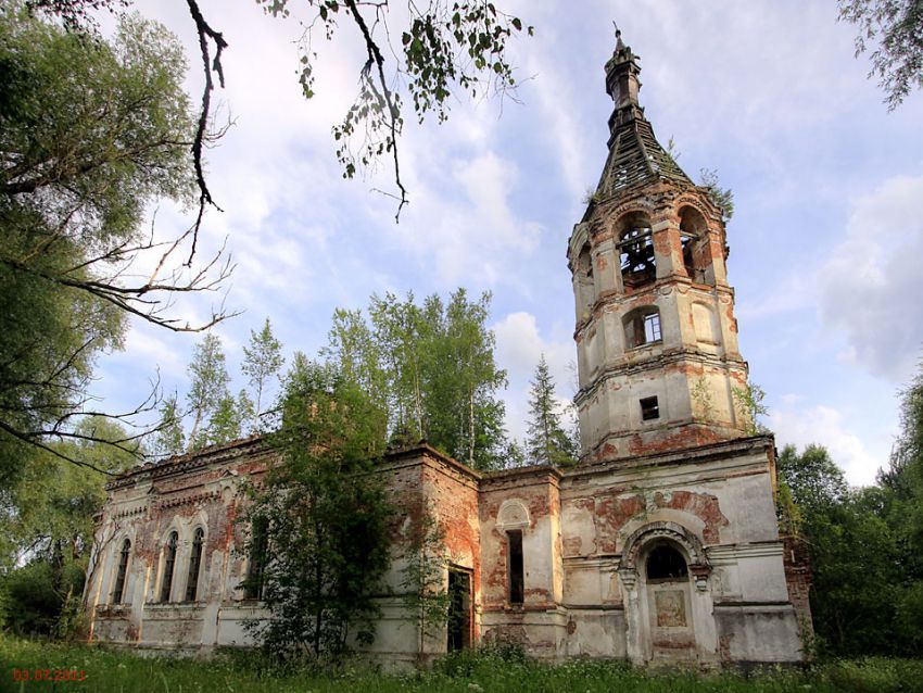 Церковь Параскевы Пятницы, Домкино, урочище (Фировский район, Тверская область). фасады