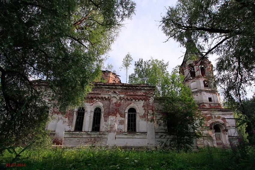 Церковь Параскевы Пятницы, Домкино, урочище (Фировский район, Тверская область). фасады