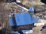 Церковь Севастиана Сохотского, Вид храма с высоты птичьего полета<br>, Колодино, Пошехонский район, Ярославская область