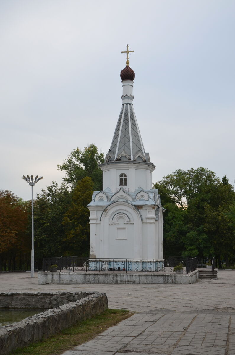 Часовня Почаевской иконы Божией Матери в парке Памяти, Белгород (Белгород, город, Белгородская область). фасады, Восточный фасад