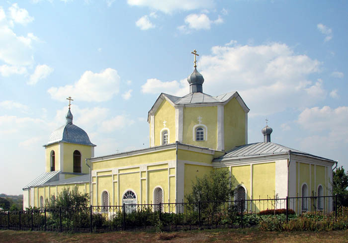 Церковь Димитрия Солунского, Никитовка (Красногвардейский район, Белгородская область). общий вид в ландшафте
