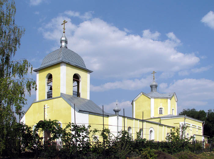 Церковь Димитрия Солунского, Никитовка (Красногвардейский район, Белгородская область). общий вид в ландшафте