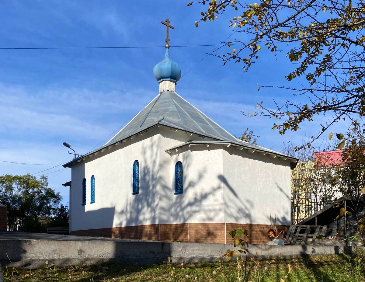 Крестильная церковь Иоанна Предтечи, Магадан (Магадан, город, Магаданская область). фасады, Вид с юго-востока