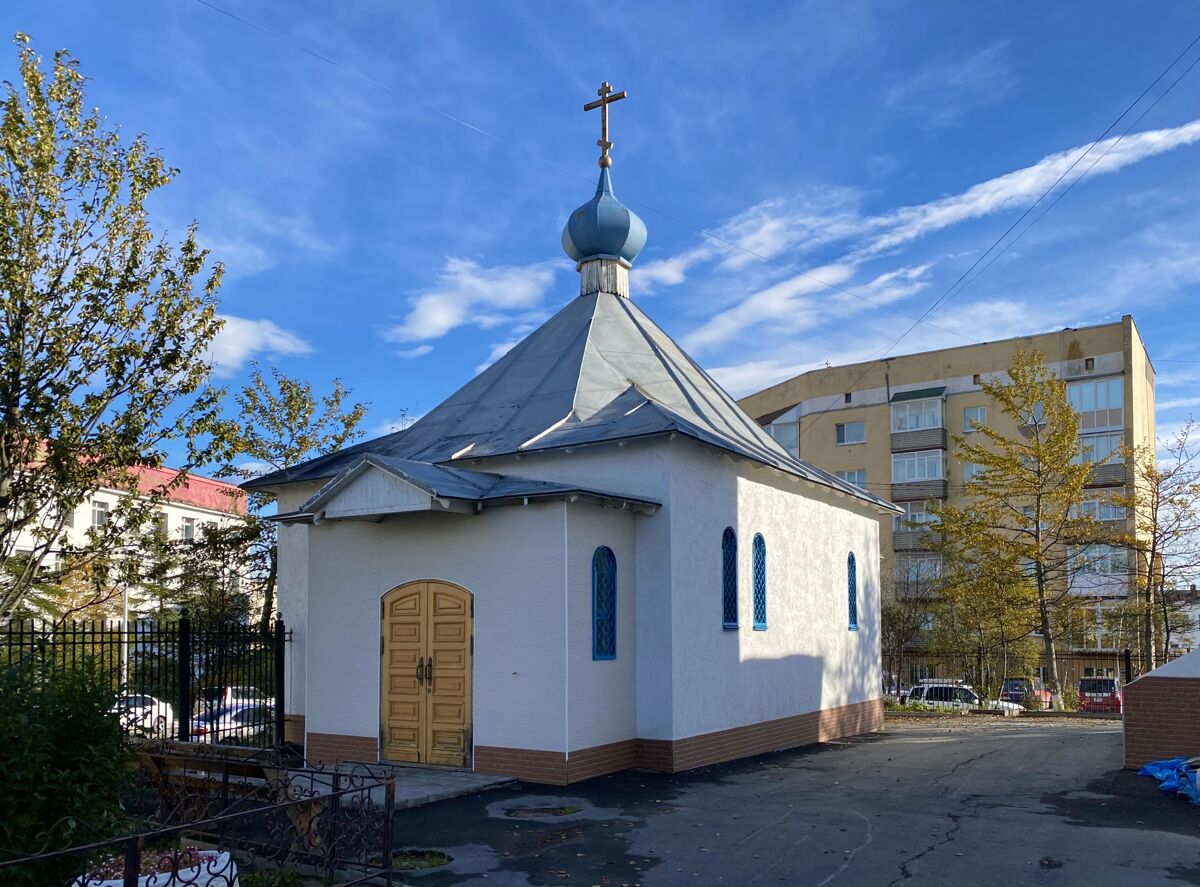 Крестильная церковь Иоанна Предтечи, Магадан (Магадан, город, Магаданская область). фасады, Вид с юго-запада