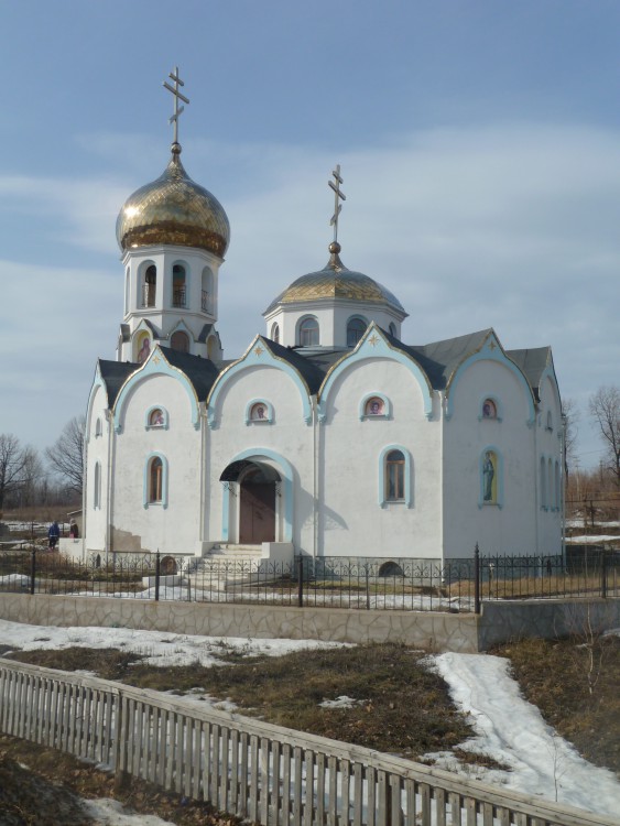 Церковь Михаила Архангела, Михайловка (Уфимский район, Республика Башкортостан). фасады, Храм Святого Михаила Архангела. Фото Шабалина Алексея. 8.04.2012г. (4)