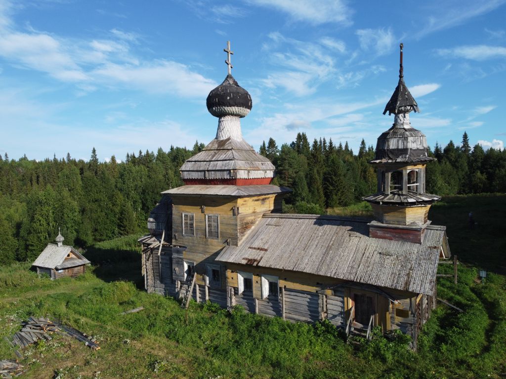 Церковь Алексия, человека Божия, Куртяево, урочище (Северодвинск, город, Архангельская область). фасады