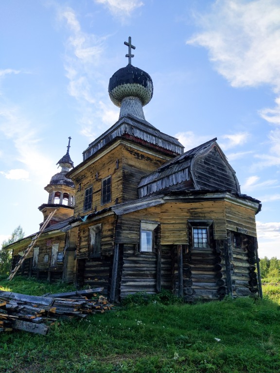 Церковь Алексия, человека Божия, Куртяево, урочище (Северодвинск, город, Архангельская область). фасады