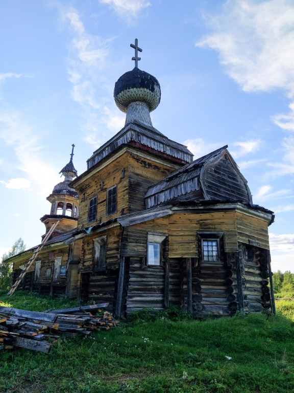 Куртяево, урочище. Церковь Алексия, человека Божия. фасады