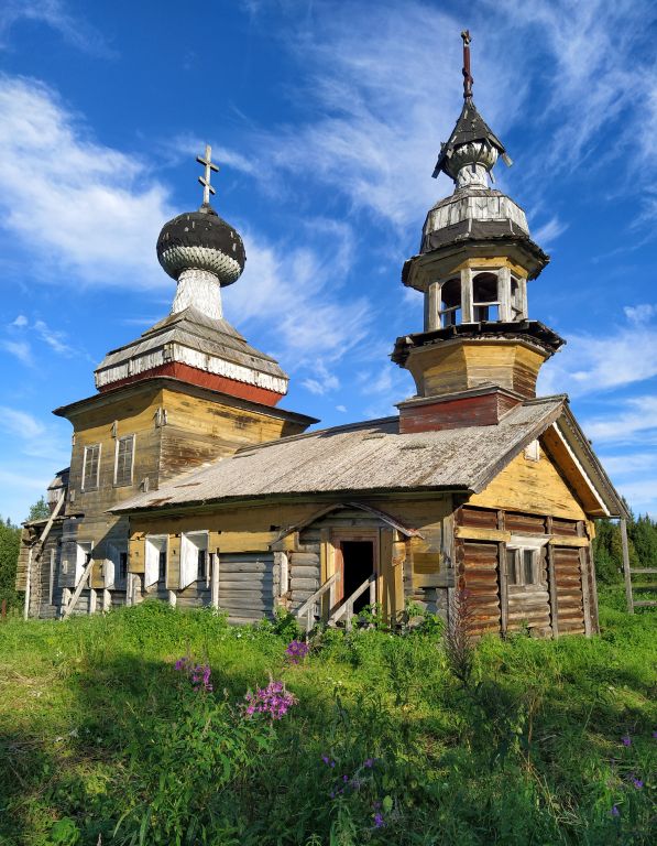 Куртяево, урочище. Церковь Алексия, человека Божия. фасады