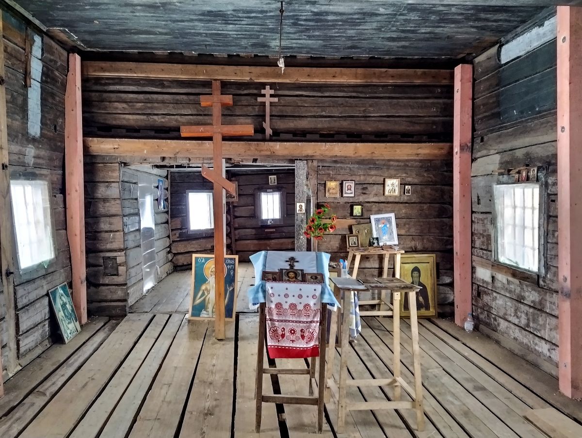 Церковь Алексия, человека Божия, Куртяево, урочище (Северодвинск, город, Архангельская область). интерьер и убранство