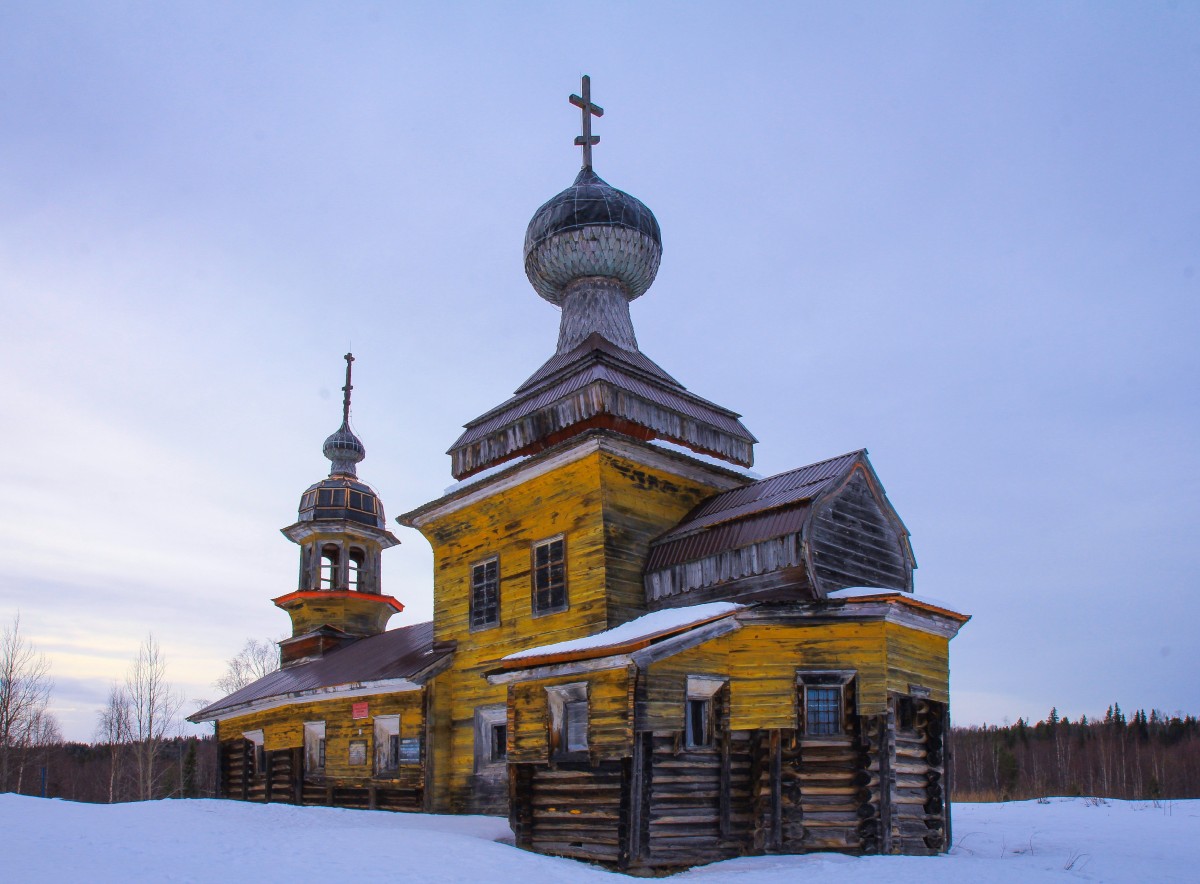Церковь Алексия, человека Божия, Куртяево, урочище (Северодвинск, город, Архангельская область). фасады