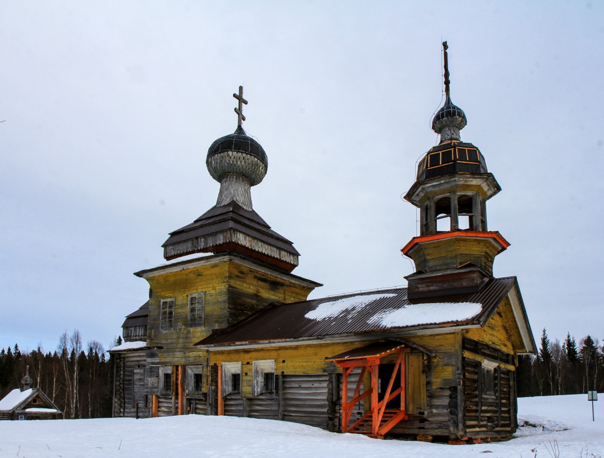 Церковь Алексия, человека Божия, Куртяево, урочище (Северодвинск, город, Архангельская область). фасады
