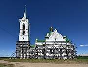 Церковь Николая Чудотворца (новая), Вид с юга, Сура, Пинежский район, Архангельская область