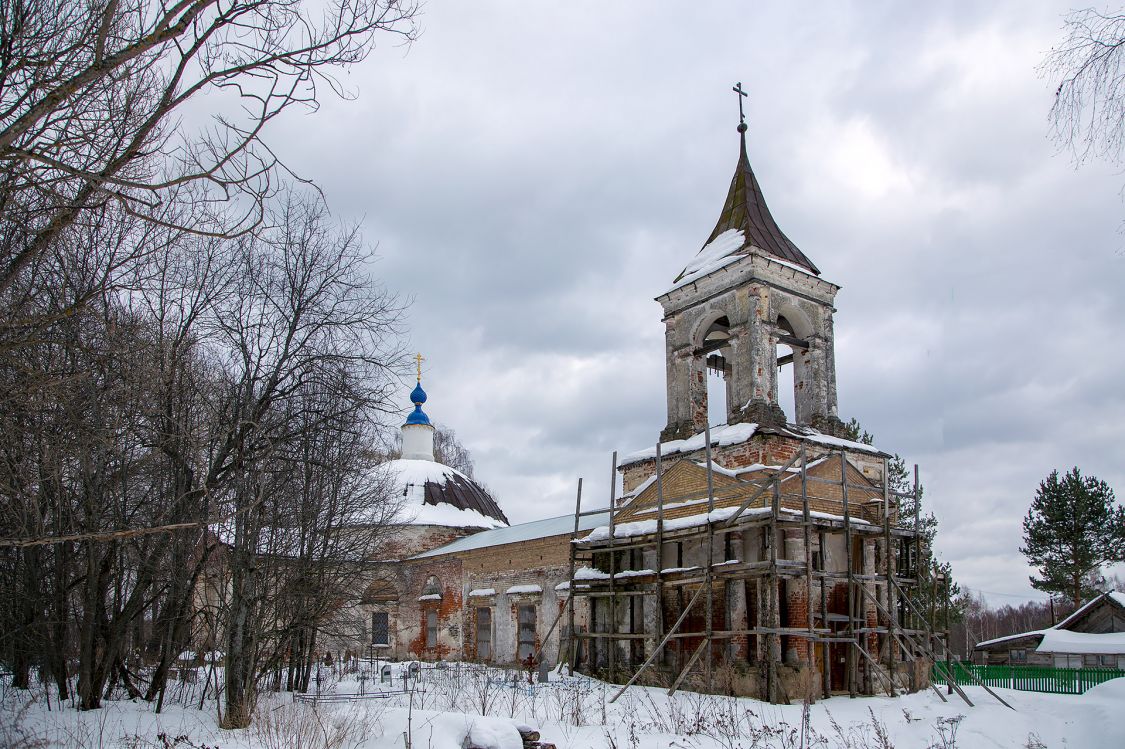 Козлово. Церковь Благовещения Пресвятой Богородицы. фасады