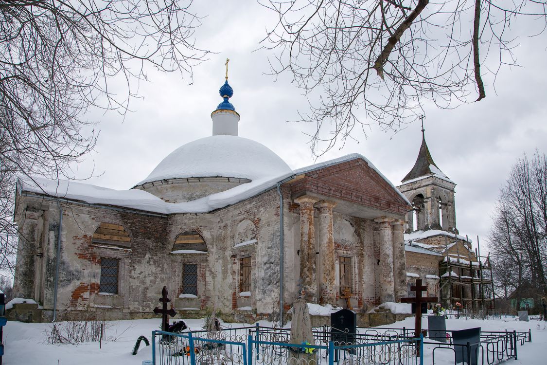 Церковь Благовещения Пресвятой Богородицы, Козлово (Некоузский район, Ярославская область). фасады