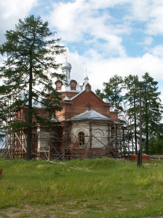 Церковь Николая Чудотворца (новая), Сура (Пинежский район, Архангельская область). документальные фотографии