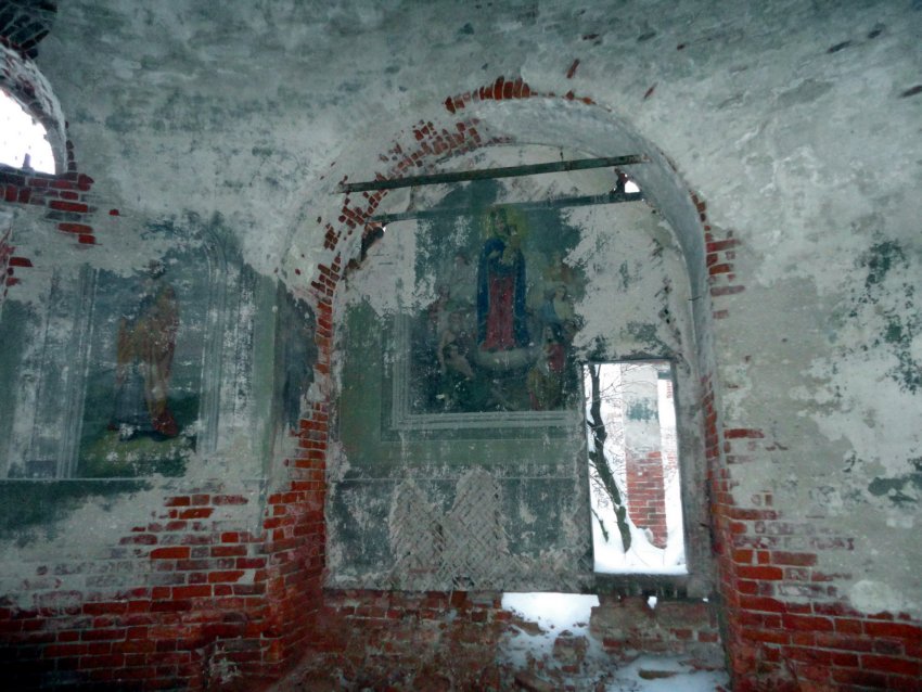 Церковь Благовещения Пресвятой Богородицы, Козлово (Некоузский район, Ярославская область). интерьер и убранство