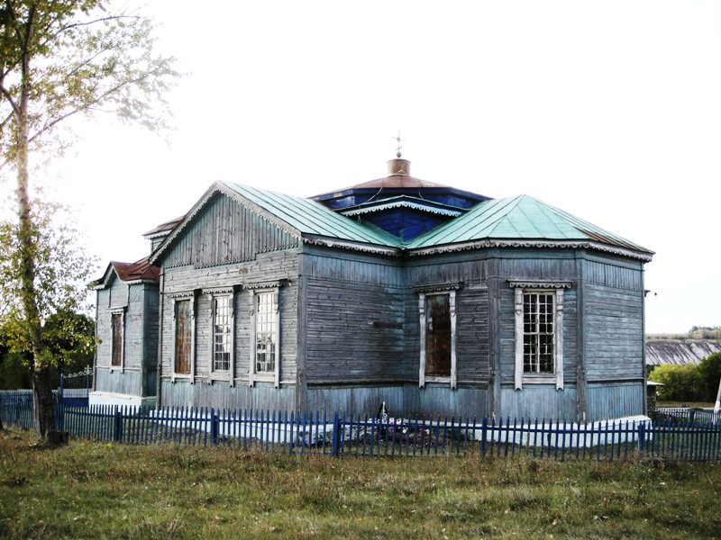 Церковь Успения Пресвятой Богородицы, Соколовка (Корочанский район, Белгородская область). общий вид в ландшафте