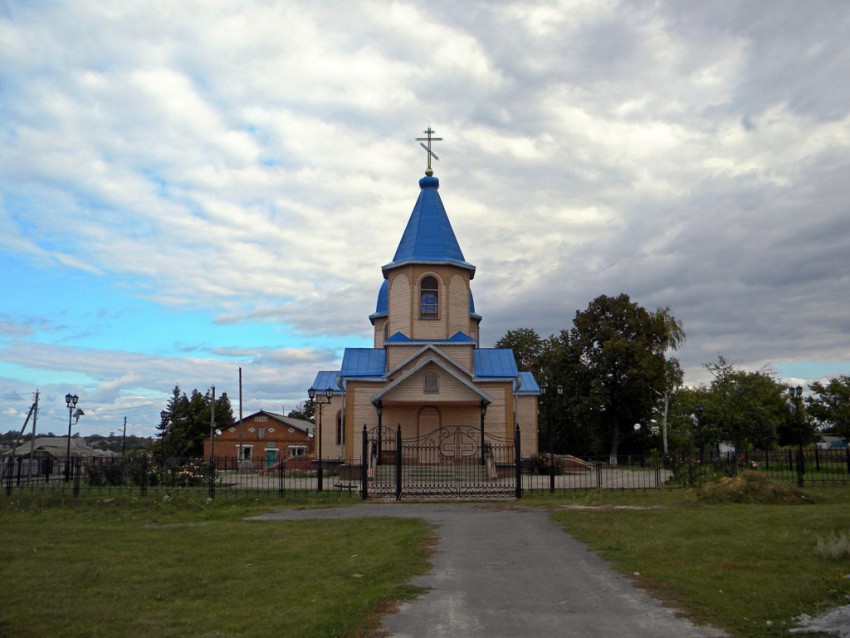 Гредякино. Церковь Михаила Архангела. общий вид в ландшафте