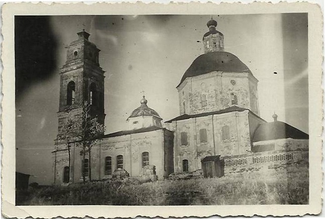 Церковь Успения Пресвятой Богородицы, Ливенка (Красногвардейский район, Белгородская область). архивная фотография, 1942-1943 г.г.